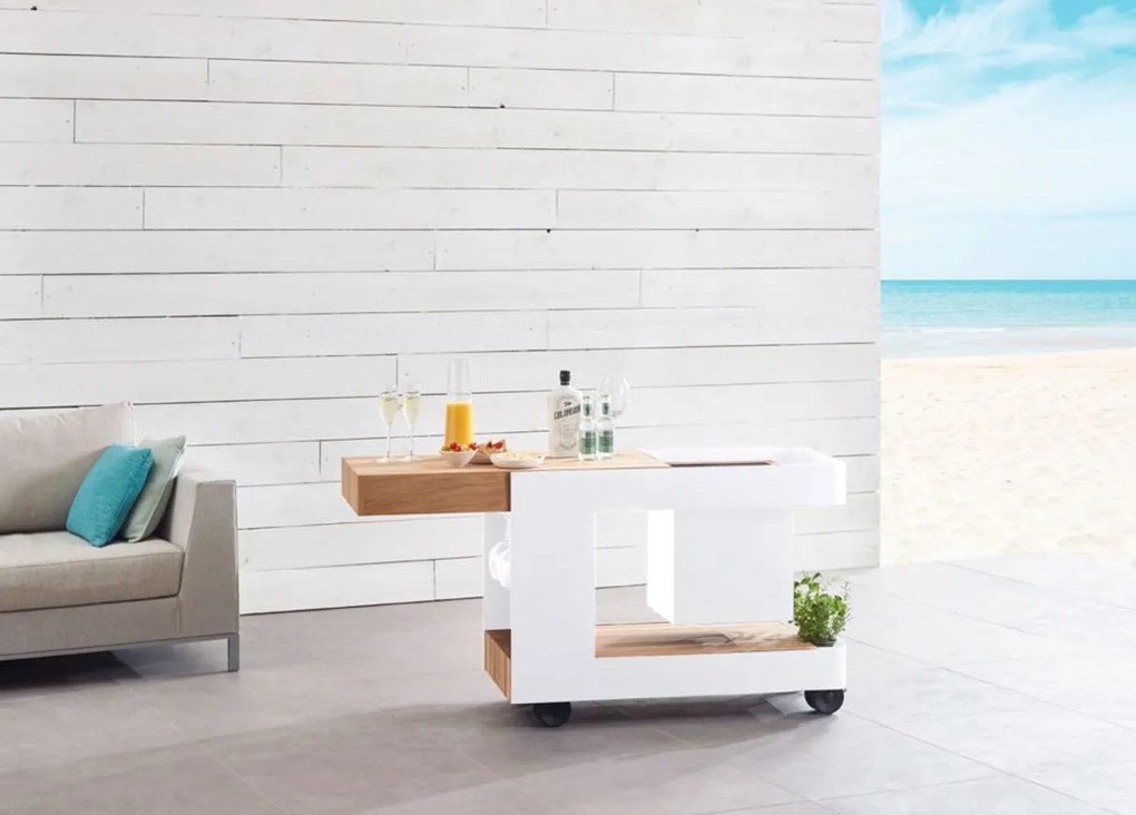 Indu+ Iceboy mobilný bar biely