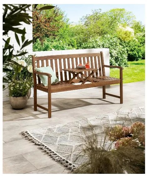 Livarno home Záhradná lavička s výklopným stolíkom Sevilla (100385806)