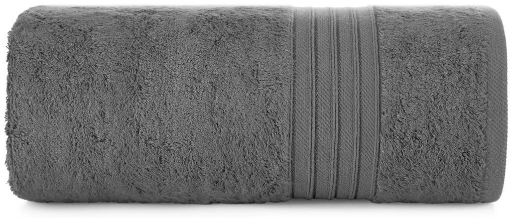 BAVLNENÝ UTERÁK AURA SADA 6KS 50X90 CM TMAVOSIVÁ