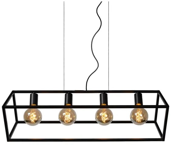 Lucide 00425/04/30 - Luster na lanku FABIAN 4xE27/40W/230V