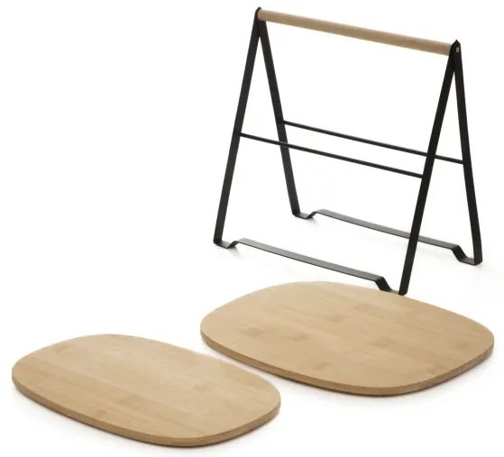 Dvojposchodový podnos BAMBOU bambusový 893785