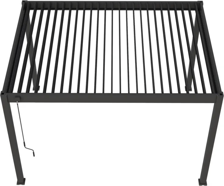 Bioklimatická pergola INTRO PLUS 4X3m, hliník, voľne stojaca