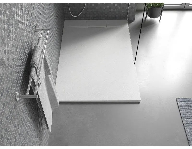 Mexen Otto, SMC obdĺžniková sprchová vanička 130 x 80 cm, biela, 4N108013