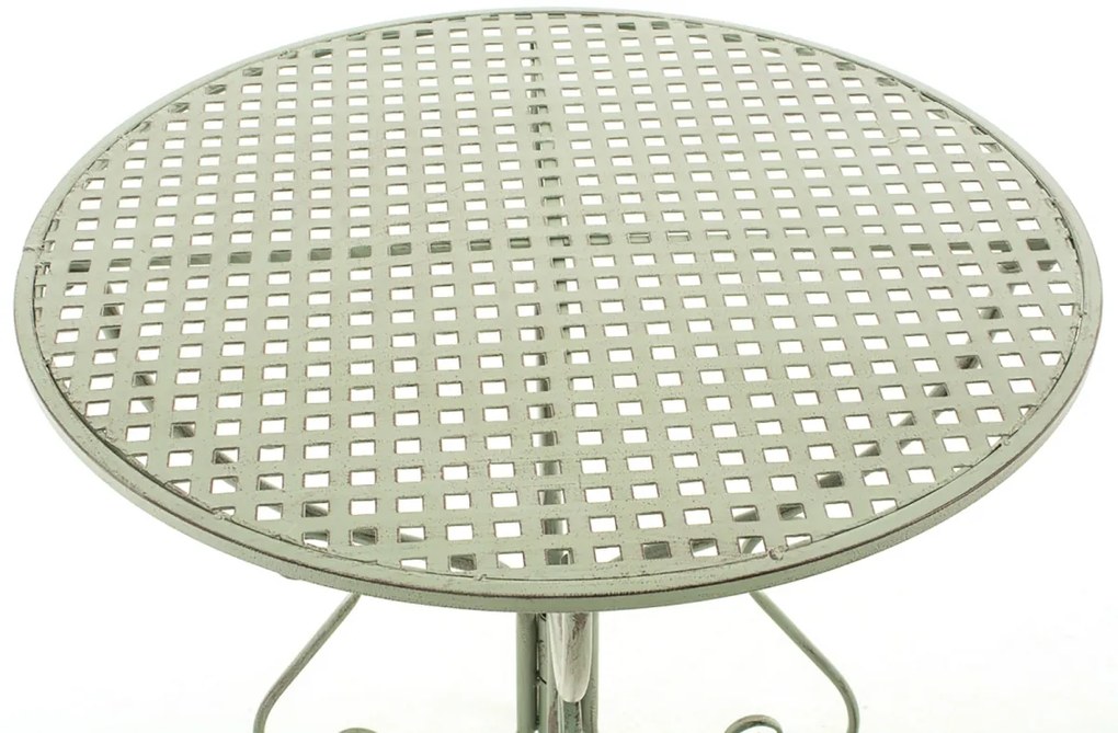 Kovový stôl GS13436802 - Zelená antik