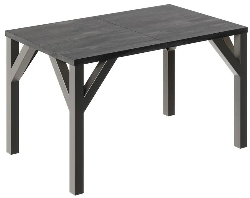 Stôl Baltika 185 betón tmavý