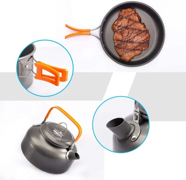 Turistická sada hrncov a panvíc TRAVELER