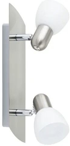 Eglo Enea osvetlenie 7 cm sklo matné matný nikel 90984