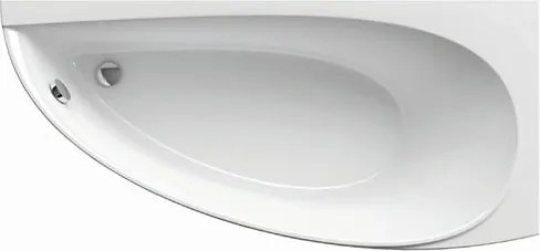 Ravak Avocado asymetrická vaňa 150x75 cm akrylát pravá cs01000000 AV1500P