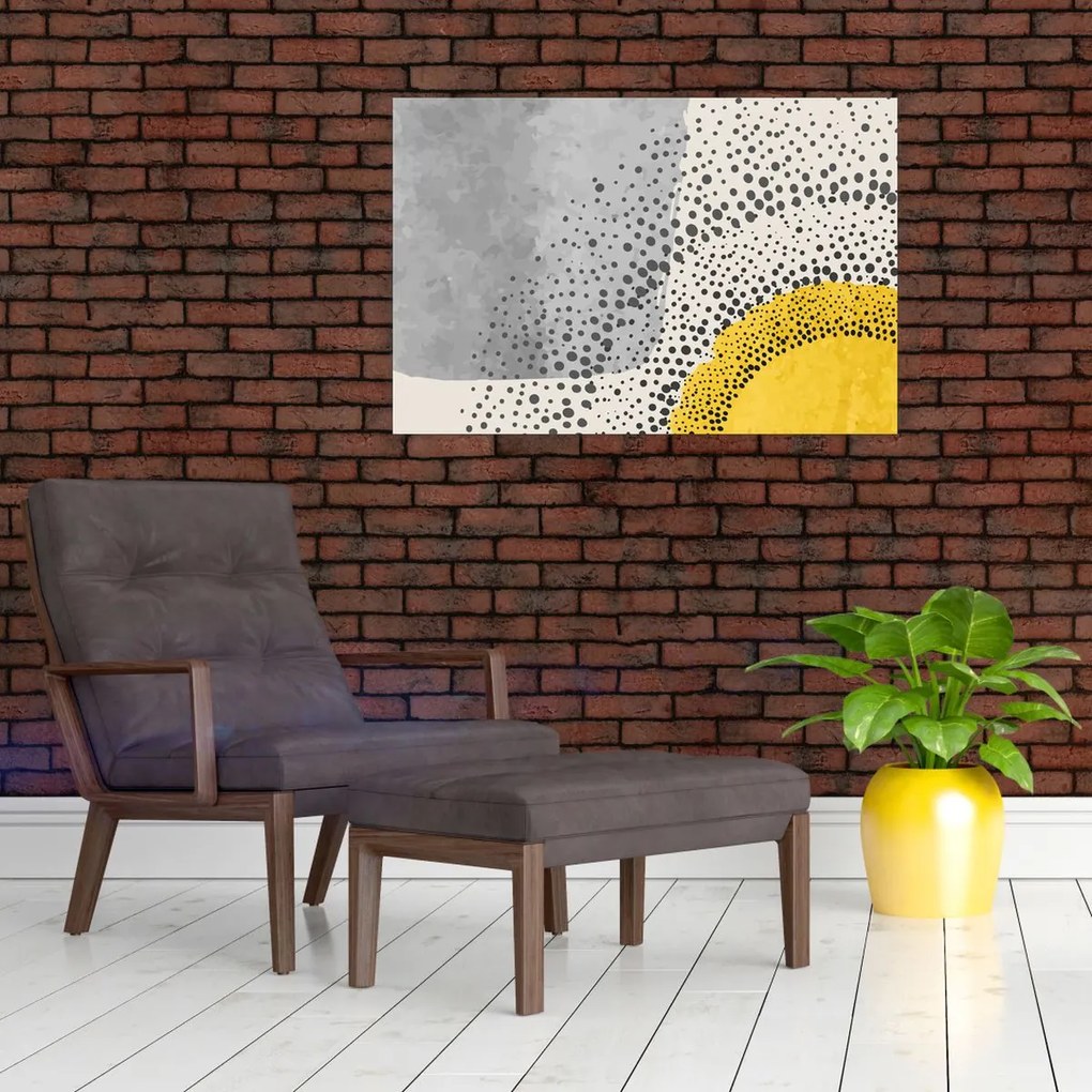 Obraz - Abstraktná maľba pláže N⁰3 (90x60 cm)