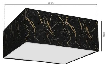 Stropné svietidlo SENSO 3xE27/60W/230V čierna