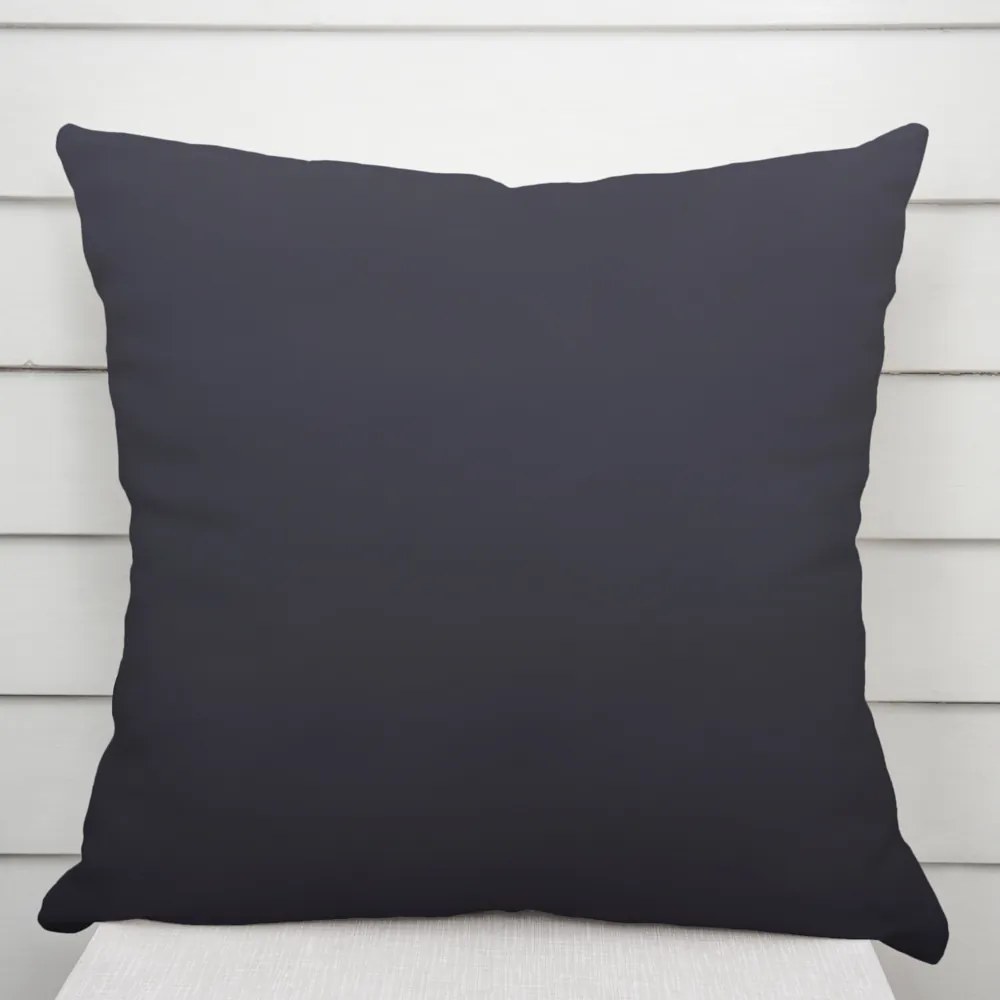Biante Saténová obliečka na vankúš LUX-056 Antracitovo sivá 50 x 70 cm