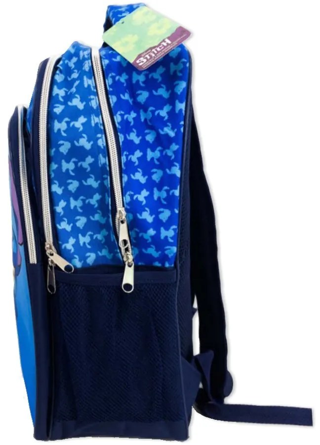 Chlapčenský školský batoh Lilo & Stitch - modrý s motívom mimozemšťana Stitcha - 20L
