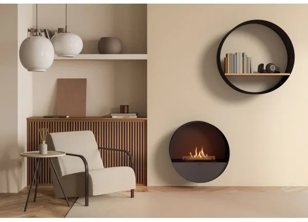 Planika Bubble Wall & Floor BEV - BIO krb na diaľkové ovládanie 72,6x65 cm 2,5kW