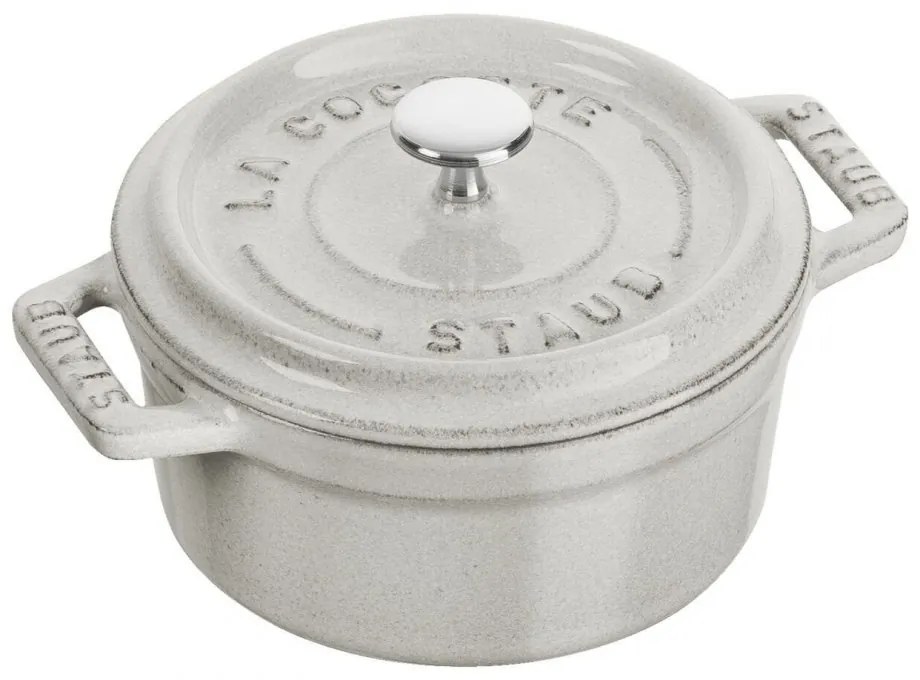 Staub Cocotte Mini hrniec okrúhly 10 cm/0,25 l, biela hľuzovka, 11010107