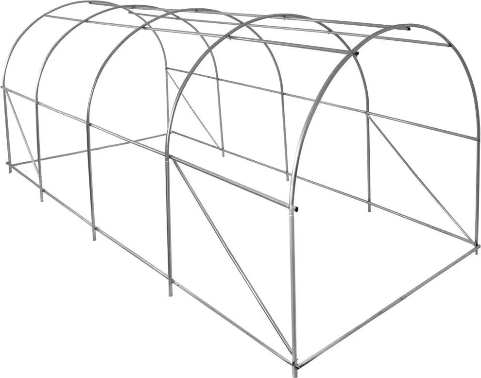 Springos Záhradný skleník / fóliovník 4 × 2,5 × 2 m GT0009 UV-4, 140 g/m²