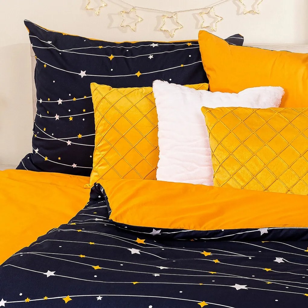 4Home Bavlnené obliečky Night sky, 140 x 200 cm, 70 x 90 cm, 140 x 200 cm, 70 x 90 cm