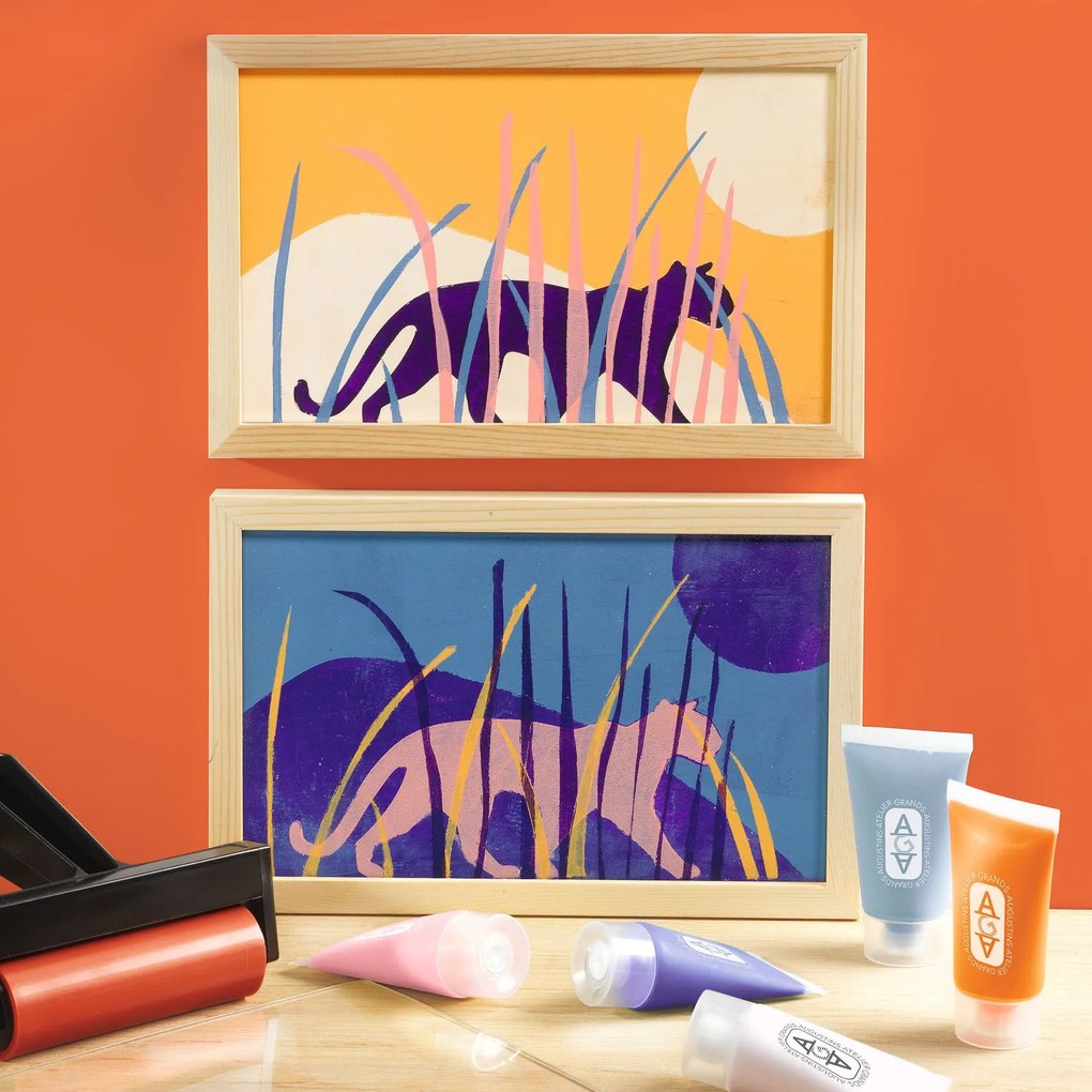 Atelier 47 – Gélová tlač pre tínedžerov aj dospelých – panter