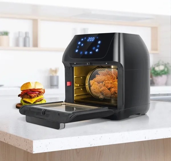 Aigostar - Teplovzdušná rúra 1400W/230V 12l čierna