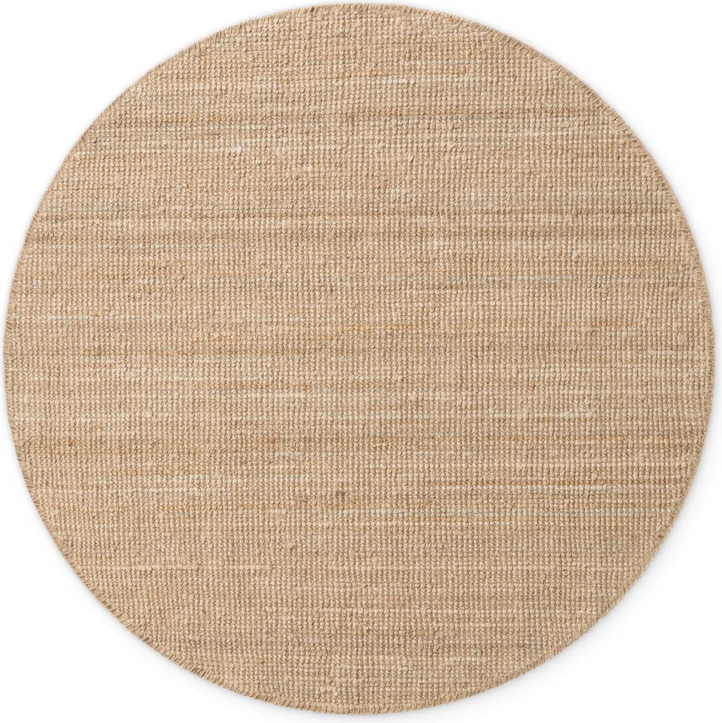Hanse Home, Kusový koberec Jaipur 105974 Natur/Gold kruh, 160x160 (priemer) kruh, béžová, chodba / predsieň