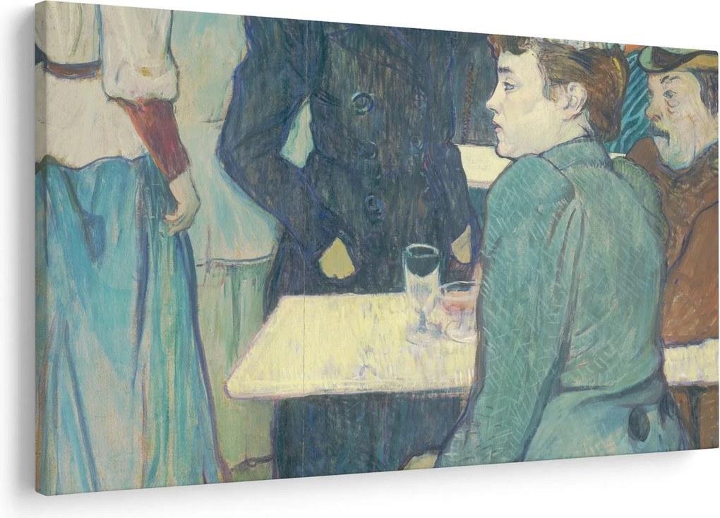 Obraz - Henri de Toulouse-Lautrec, A Corner of the Moulin de la Galette, reprodukcia (90x60 cm)