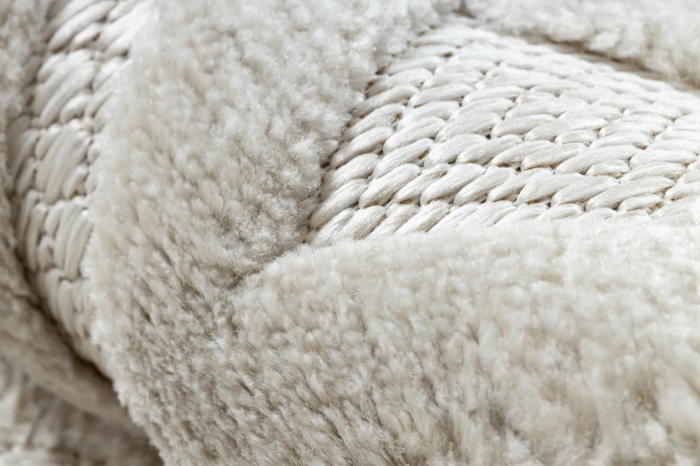 ŠNÚRKOVÝ KOBEREC SANTO SIZAL 58365A Romby, béžový