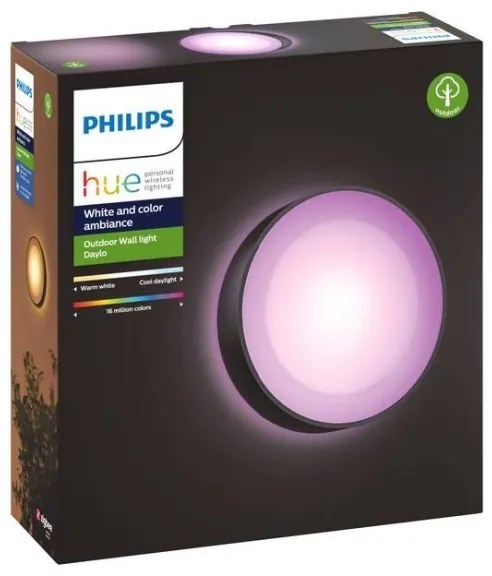 Philips 17465/30/P7 - LED RGB Vonkajšie svietidlo Hue DAYLO LED/15W/230V IP44
