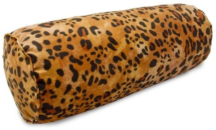 Valcový vankúš leopard