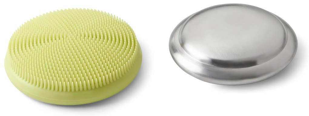 Mydlo z ušľachtilej ocele s kefou