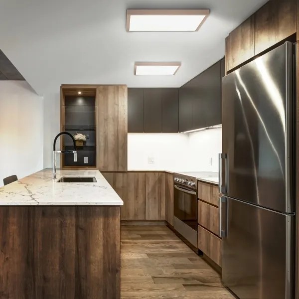 Brilagi -LED Kúpeľňové stropné svietidlo FRAME LED/50W/230V 60x60 cm IP44 béžová