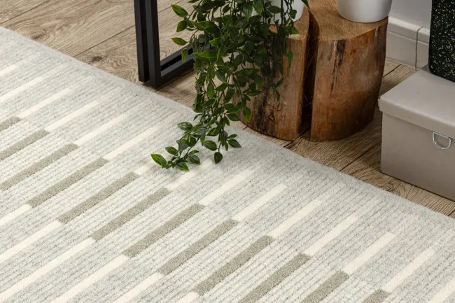 Koberec OSTA FLUX 461.124.SA400 sivý / zelený