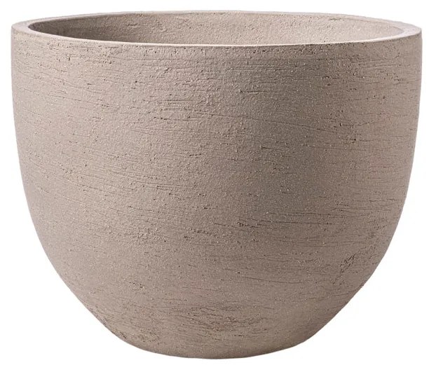 Kvetináč Round U Vase biely/béžový 70x50 cm