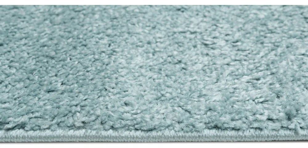 Kusový koberec Shaggy Parba svetlo modrý atyp 80x300cm