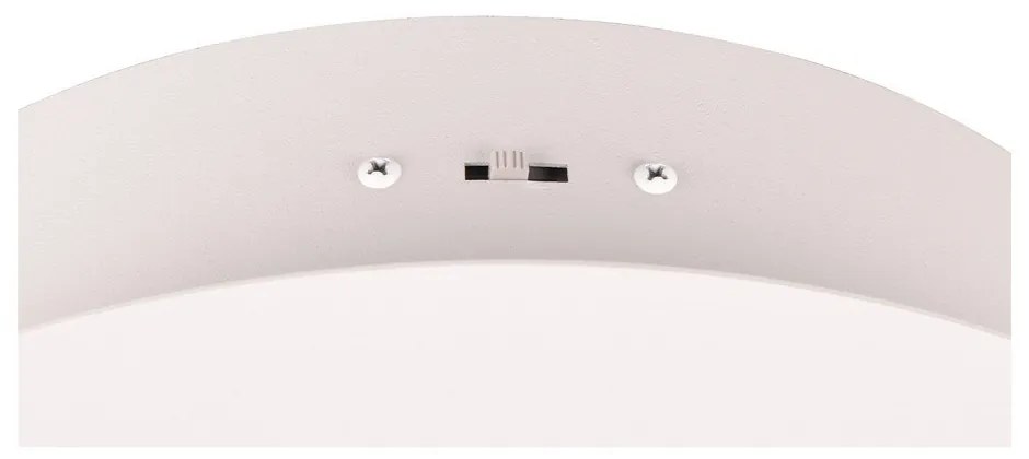 Biele LED stropné svietidlo s kovovým tienidlom Nala – Trio Select