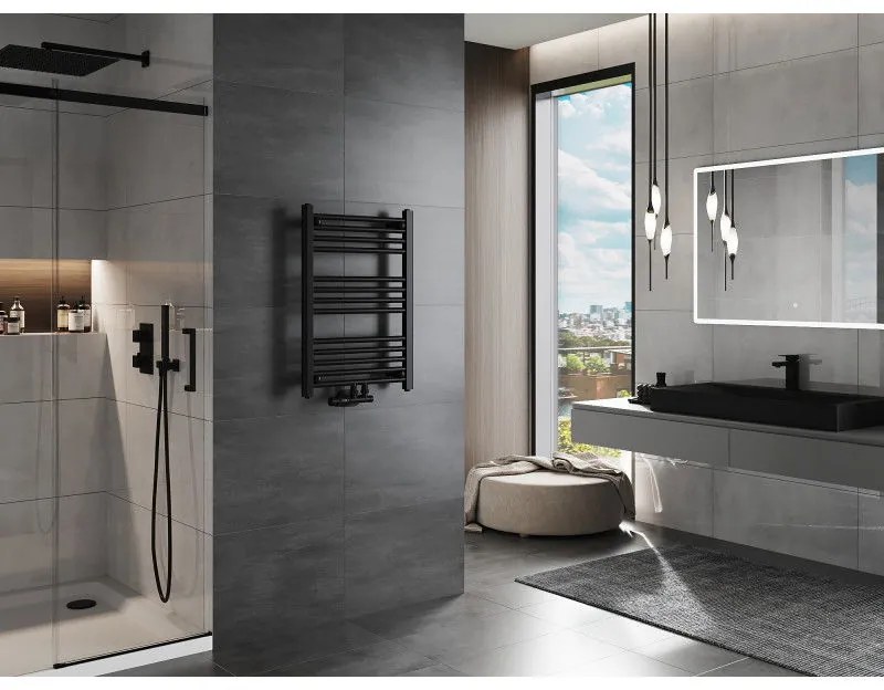 Mexen Mars, vykurovacie teleso 700 x 500 mm, 284 W, čierna, W110-0700-500-00-70