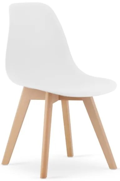 Jedálenská stolička Miami biela