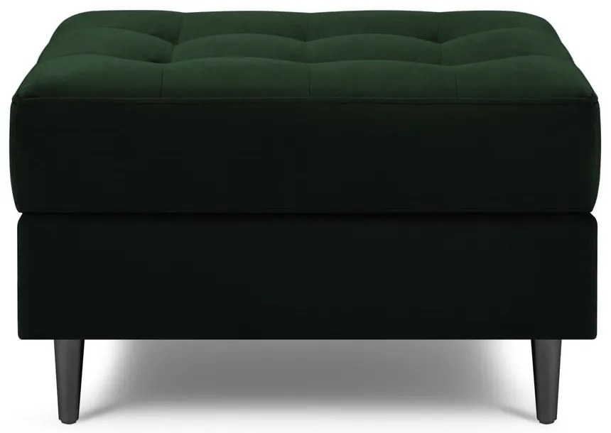 Zelená zamatová podnožka Milo Casa Santo