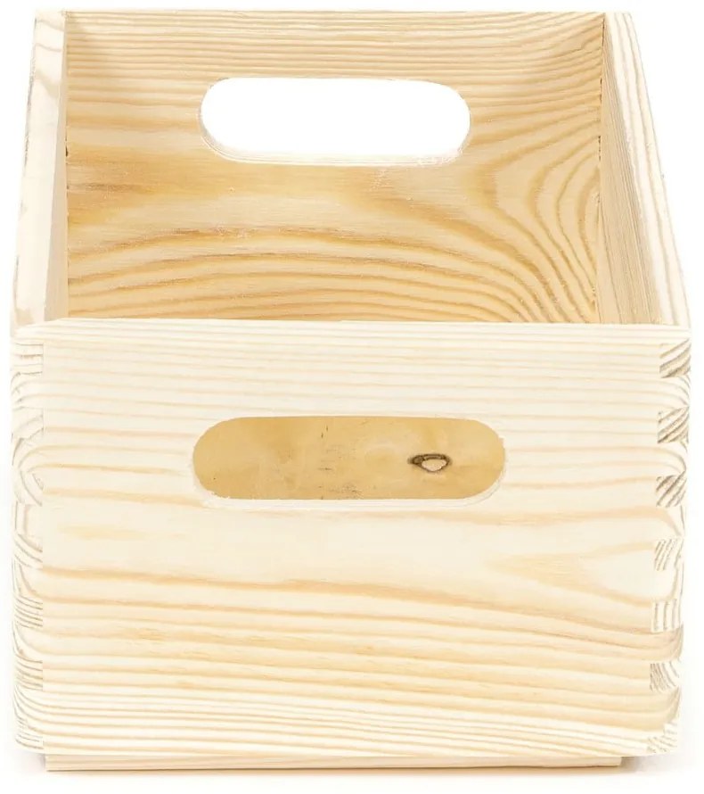 Úložný box z borovicového dreva Compactor Custom, 30 × 20 × 14 cm