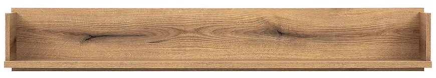 Polička Aris As13 Dub/Čierna