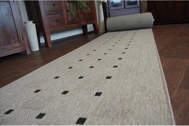 Behúň FLOORLUX SIZAL 20079 strieborno/čierny