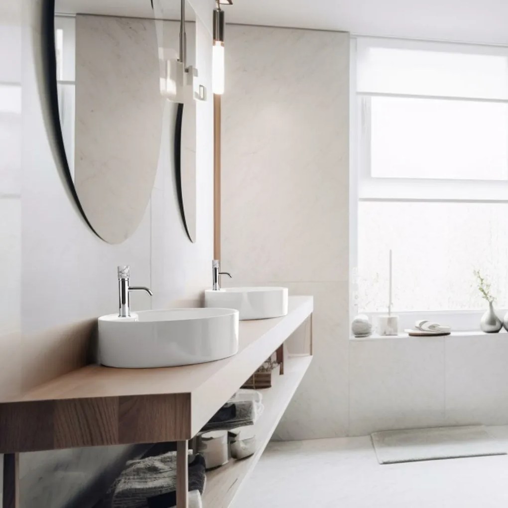 Invena Stone Plus, umývadlová batéria, chrómová, INV-BU-P3-001-V