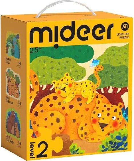 Puzzle LEVEL UP! 02 Mideer: Mláďatka