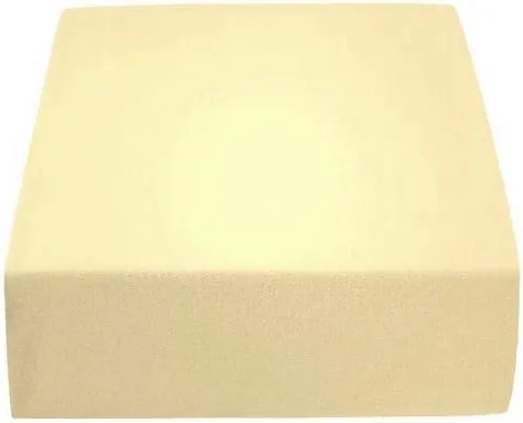 Jersey do detskej postieľky 160 g/m2 krémové