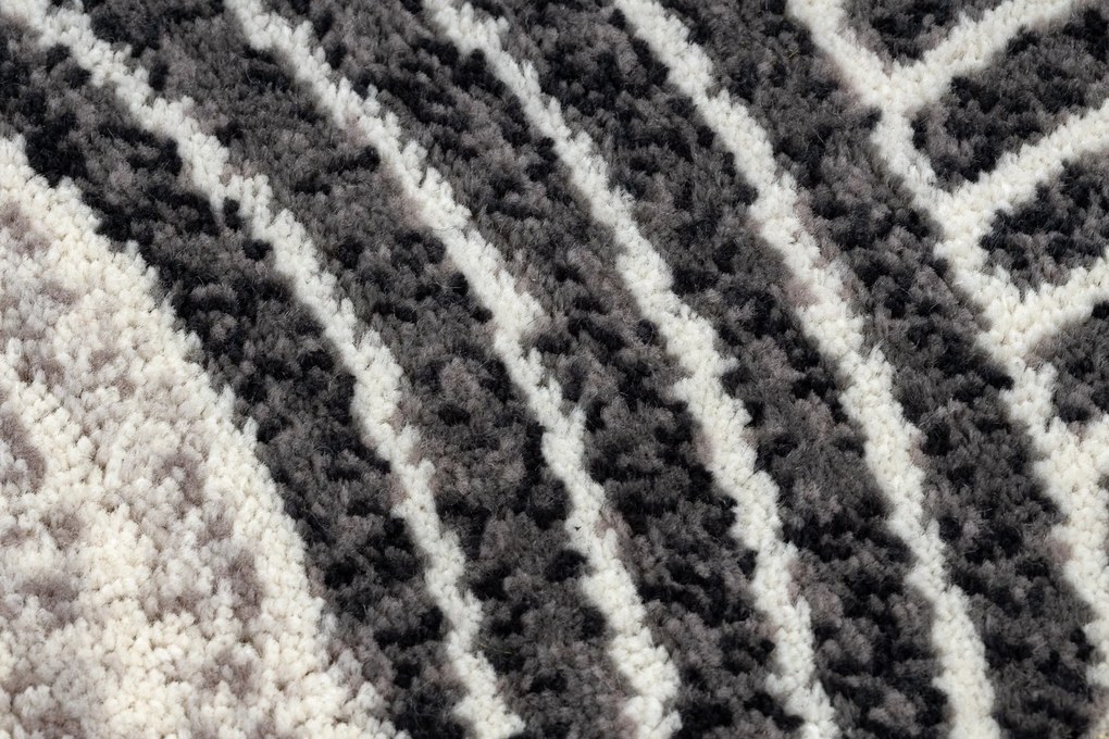 Koberec vlnený ANGEL 7901 / 52022 geometrický béžovo-sivý