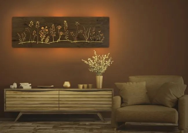 Led obraz Lúka na batériu