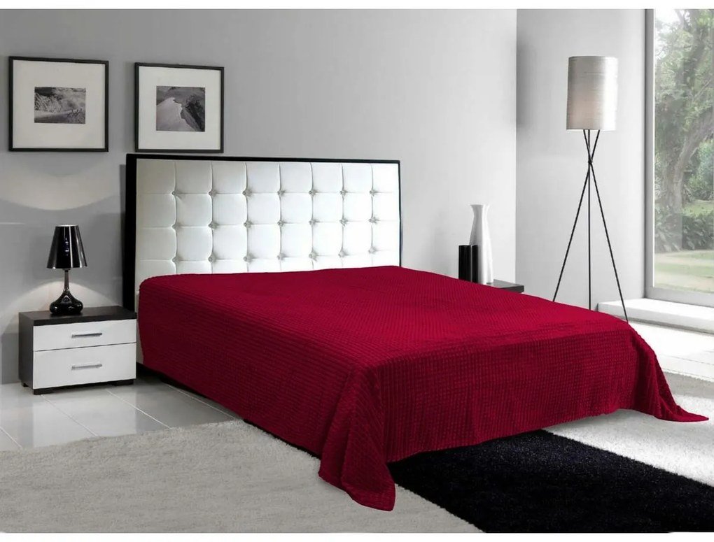 Matex Prehoz Diamond vínová, 170 x 210 cm