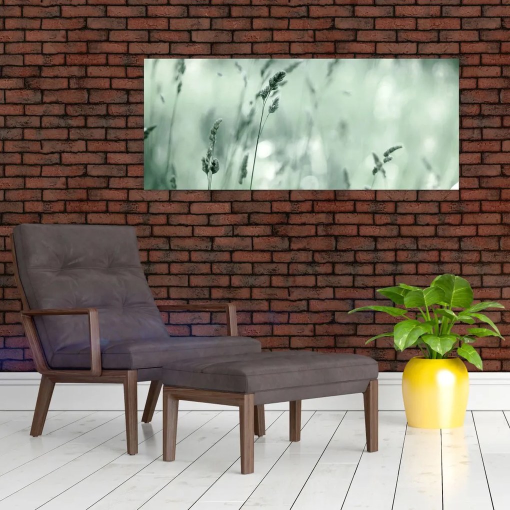 Obraz - Zelená lúka (120x50 cm)