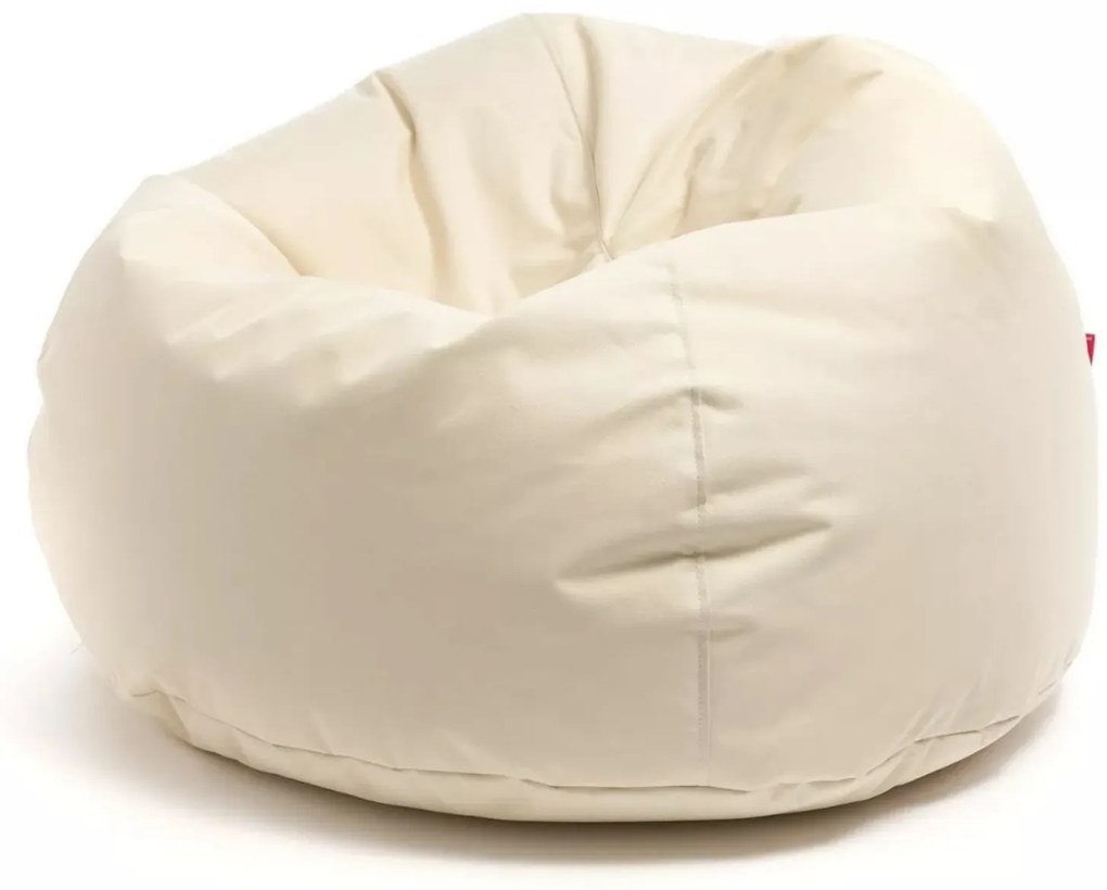 Lacný sedací vak Sakwa L – pohodlný vak pre deti aj dospelých, ľahko umývateľný polyester Farba: NC18 - smotanová