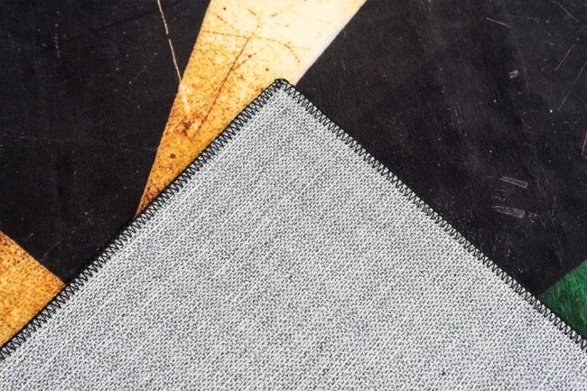 Protišmykový koberec NOVO mramor / zelený