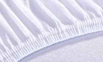 Posteľná plachta jersey biela TiaHome - 200x220cm