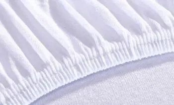 Posteľná plachta jersey biela TiaHome - 90x200cm